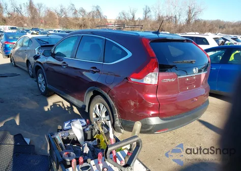 2013 Honda Cr-V Ex-L из США, поврежденный, VIN 5J6RM3H71DL047132